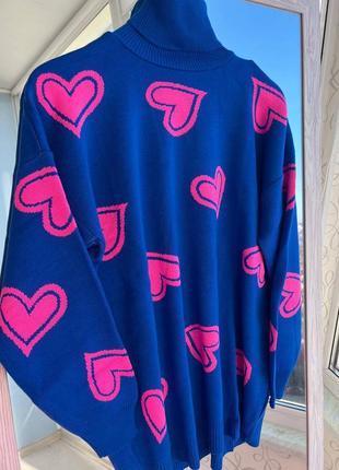 Яскраві стильні светри-туніки ❤️‍🔥❤️‍🔥 • виробництво туреччина🇹🇷, oversized5 фото
