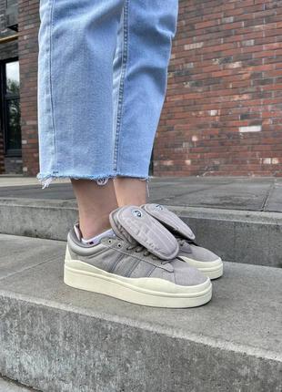 Adidas campus x bad bunny brown beige