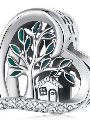 Шарм, браслет пандора, серебро