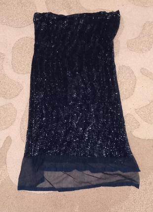 Платье из пайеток (дошить)
