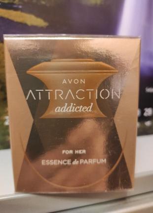 Пврфумована есенція attraction addicted essence de parfum avon 15 ml