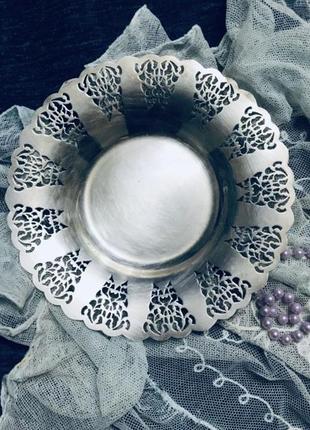 🔥 фруктовниця 🔥 цукерниця старовинна вінтаж швеція посріблення