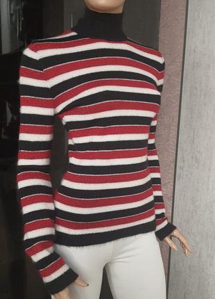 Светр гольф zab туреччина в смужку свитер полосатый2 фото