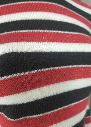 Светр гольф zab туреччина в смужку свитер полосатый5 фото
