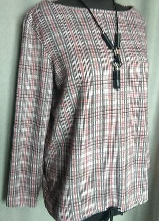 Tom tailor кофточка в клеточку xl 2
