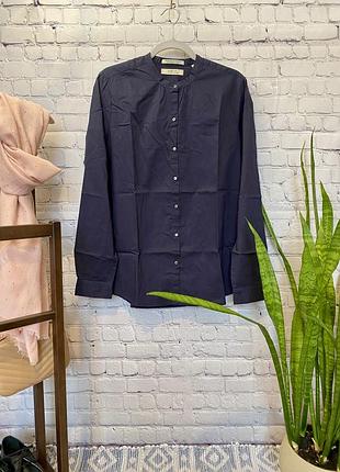 Удлиненная свободная рубашка от maison scotch