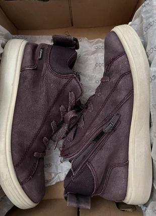 Ботинки ecco эко на зиму осень gore tex