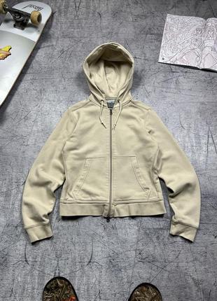 Винтажная зепка nike acg vintage nike small swoosh cream zip-hoodie5 фото