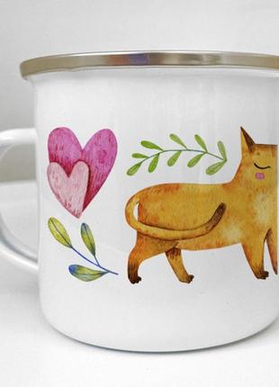 Кружка металлическая camper люблю тебе 250 мл (krm_24l011)