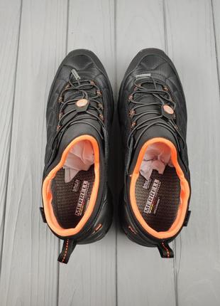 Кроссовки меррелл термо merrell ice cap thermo black orange5 фото