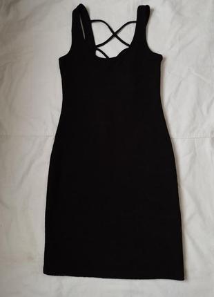 Чорне плаття сарафан сукня