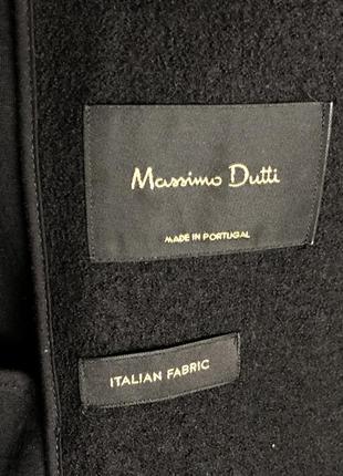 Вовняне пальто massimo dutti5 фото