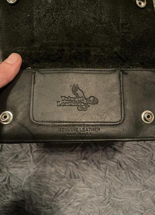 Yeingst leathers made in Ausa стильный кошелек на цедве выполнен в сша6 фото