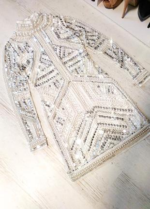 Платье бисер, камни, пайетки asos 5