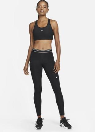 Спортивные лосины леггинсы nike черные новые женские для спорта и бега3 фото