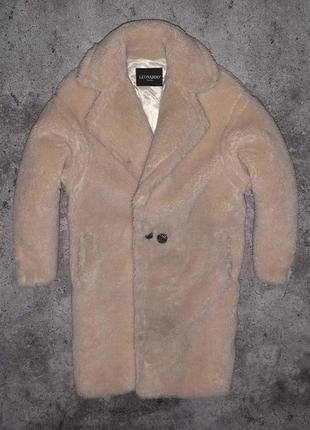 Leonardo teddy bear oversized coat (женская шубка тедди оресайз пальто1 фото