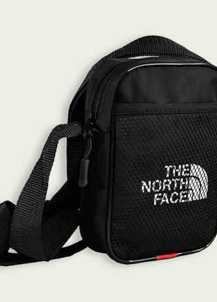 Чорна барсетка the north face,барсетка tnf,барсетка тнф,чорна сумка через плече