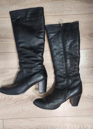 Черевики шкіра та хутро 39-40 розмір