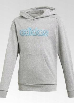 Худи, капюшонка adidas essentials linear junior р м-l