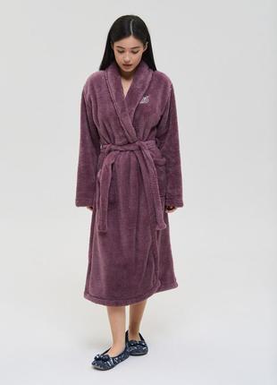 Теплий жіночий халат nicoletta 941182 фото