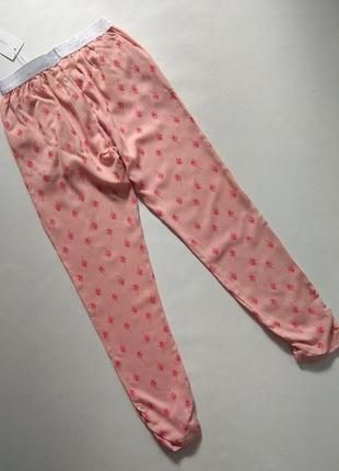Персиковые легкие штаны lulu castagnette р. 8 лет2 фото