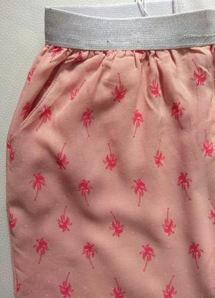 Персикові легкі штани lulu castagnette р. 8 років5 фото