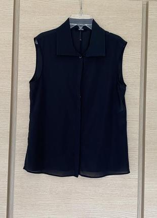 Блуза шёлковая базовая hugo boss размер м