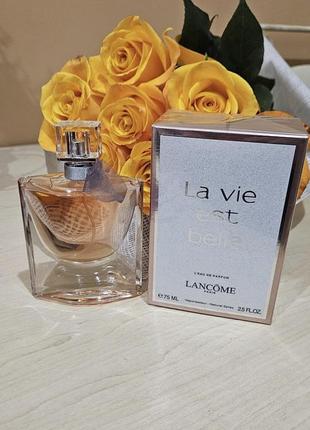 Lancome la vie est belle parfum парфюмована вода 75 ml ланком ла лі ві белле бель женський парфюм духі