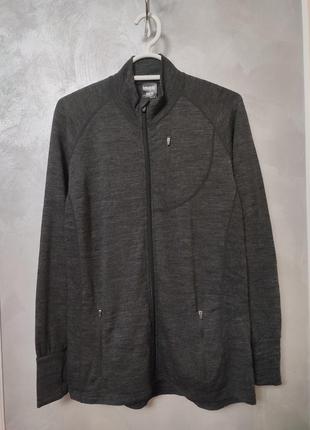 Термо кофта вовняна inoc з меріно вовни на блискавці