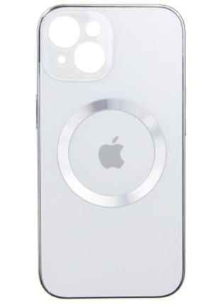 Чехол fiji magsafe для apple iphone 13 противоударный бампер с защитой блока камер белый