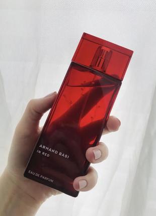 Жіноча парфумована вода armand basi in red eau de parfum (ів ред де парфум) 100мл