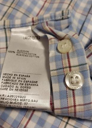 Новая качественная стильная брендовая рубашка mirto classic line8 фото