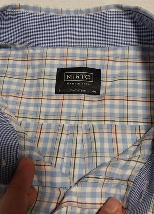 Новая качественная стильная брендовая рубашка mirto classic line7 фото