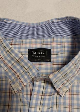 Новая качественная стильная брендовая рубашка mirto classic line1 фото