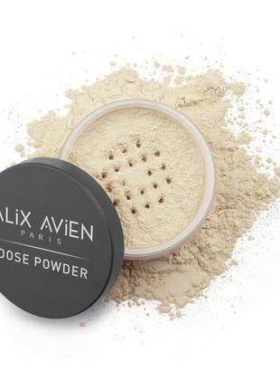 Розсипляста пудра alix avien, 02 nude ivory, 21,5 г