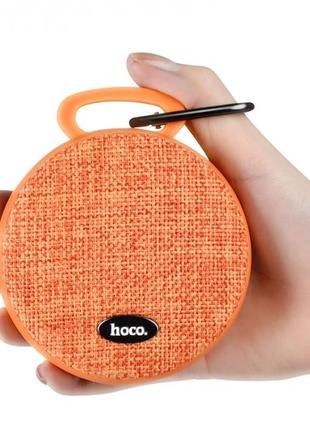 Колонка беспроводная bluetooth hoco bs7 mobu sport оранжевая r_375
