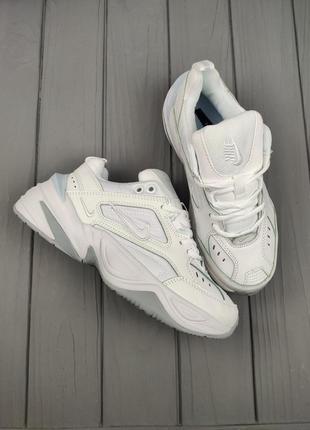 Кросівки жіночі підліткові nike m2k tekno white