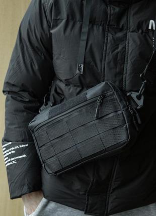 Сумка кобура мужская сумка через плечо черного цвета кобура