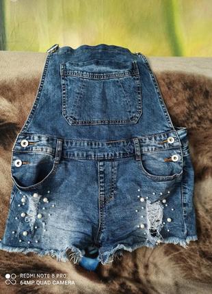 Джинсовий комбінезон