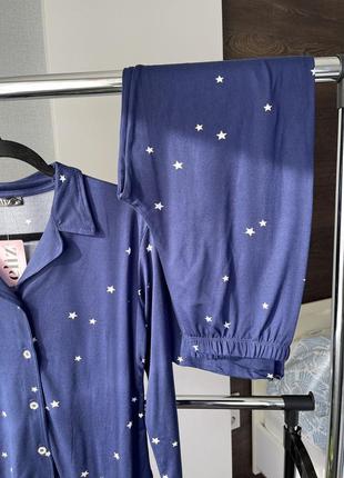 Женский костюм для дома, стильная пижама рубашка и брюки, легкая пижама для женщин elitol fellix3 фото