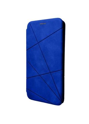 Чохол-книжка для смартфона dekker geometry for tecno spark10 pro (ki7) blue
