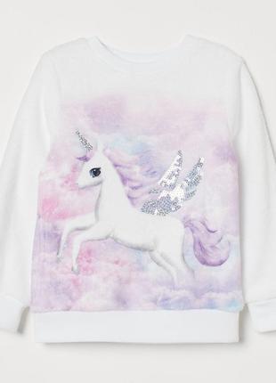 Кофта из плюша для девочки 8-10 лет h&m швеция размер 134-140 оригинал