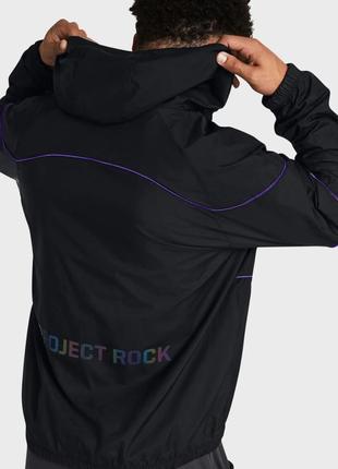 Under armour мужской черный анорак pjt rock anorak jacket3 фото