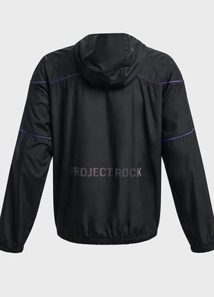 Under armour мужской черный анорак pjt rock anorak jacket5 фото