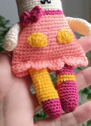 Вʼязана іграшка ведмедик, мʼяка іграшка ведмідь на подарунок3 фото