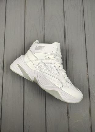 Кроссовки зимние nike m2k tekno high winter white3 фото