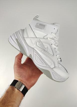 Кроссовки зимние nike m2k tekno high winter white7 фото