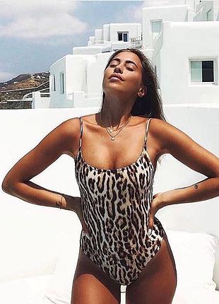 Красивый леопардовый купальник s,м,l