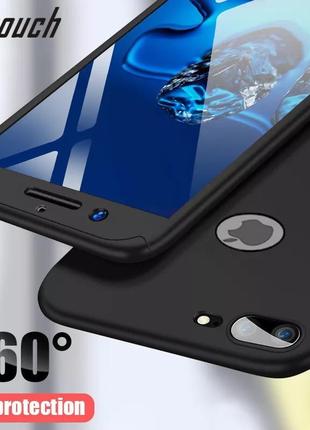 Чехол 360 для iphone 6/6s черный противоударный 4