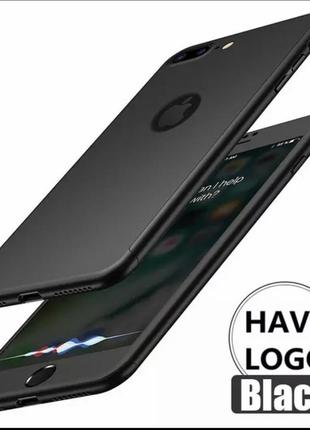Чехол 360 для iphone 6/6s черный противоударный 2